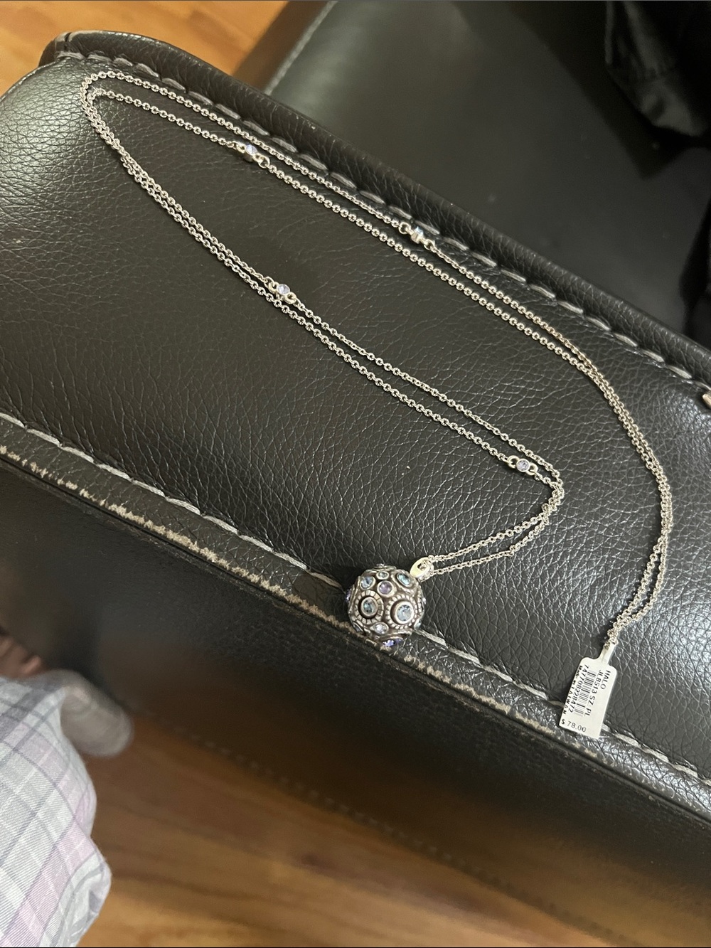 Brighton Halo sphere necklace earrings set - Picture 3 of 6